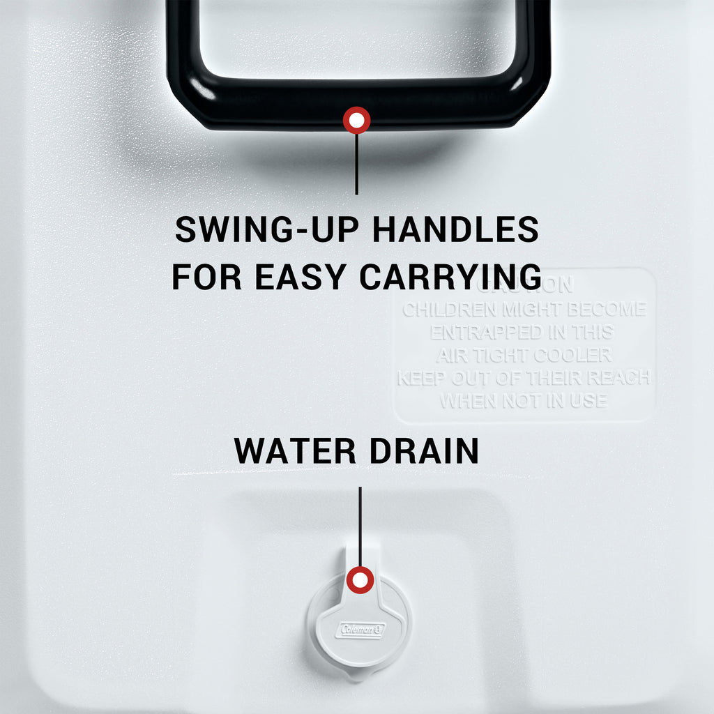Coleman Classic Series 120-Quart Marine Hard Cooler | Rock