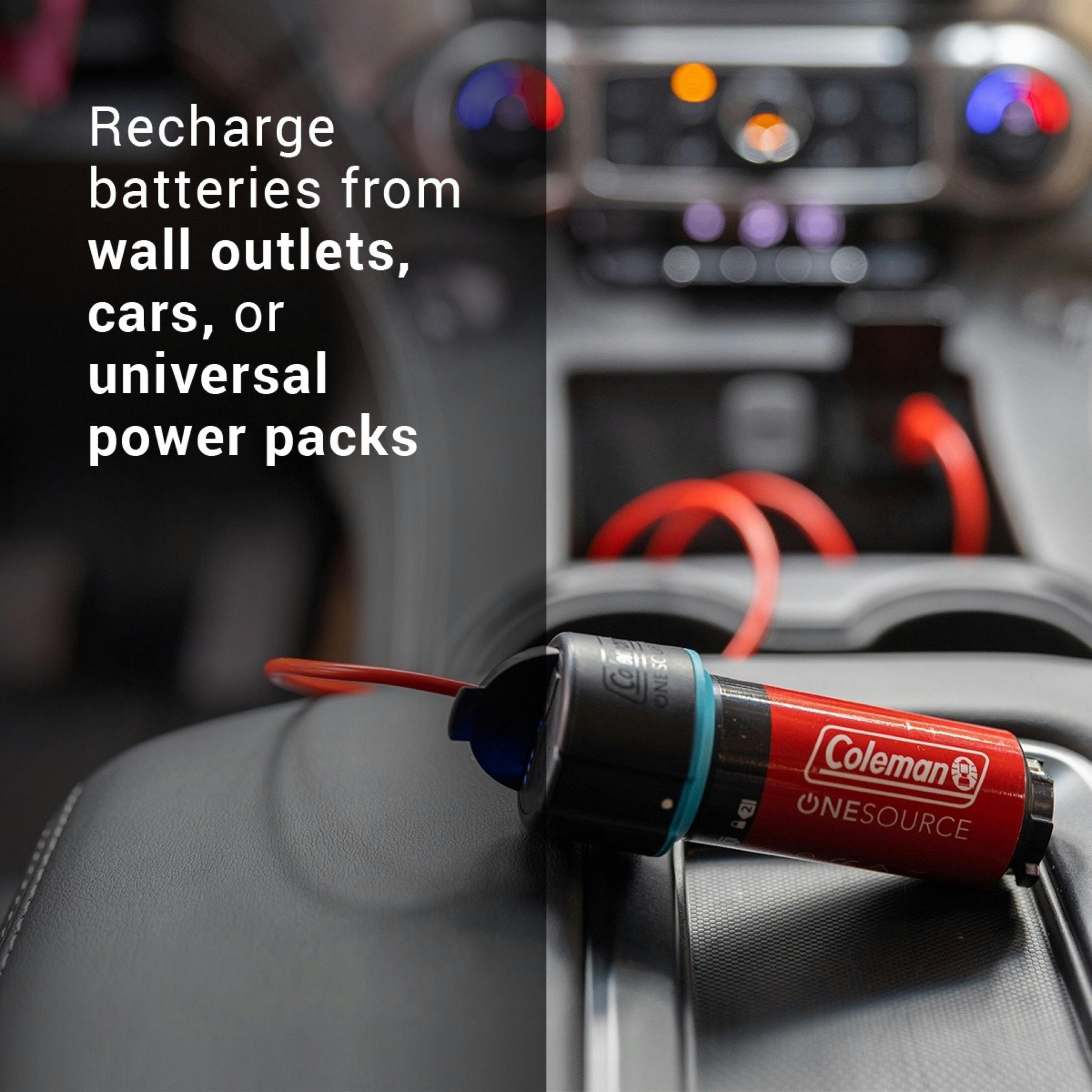 Coleman OneSource™ Rechargeable Lithium-Ion Battery | Pack of 1 | Black & Red
