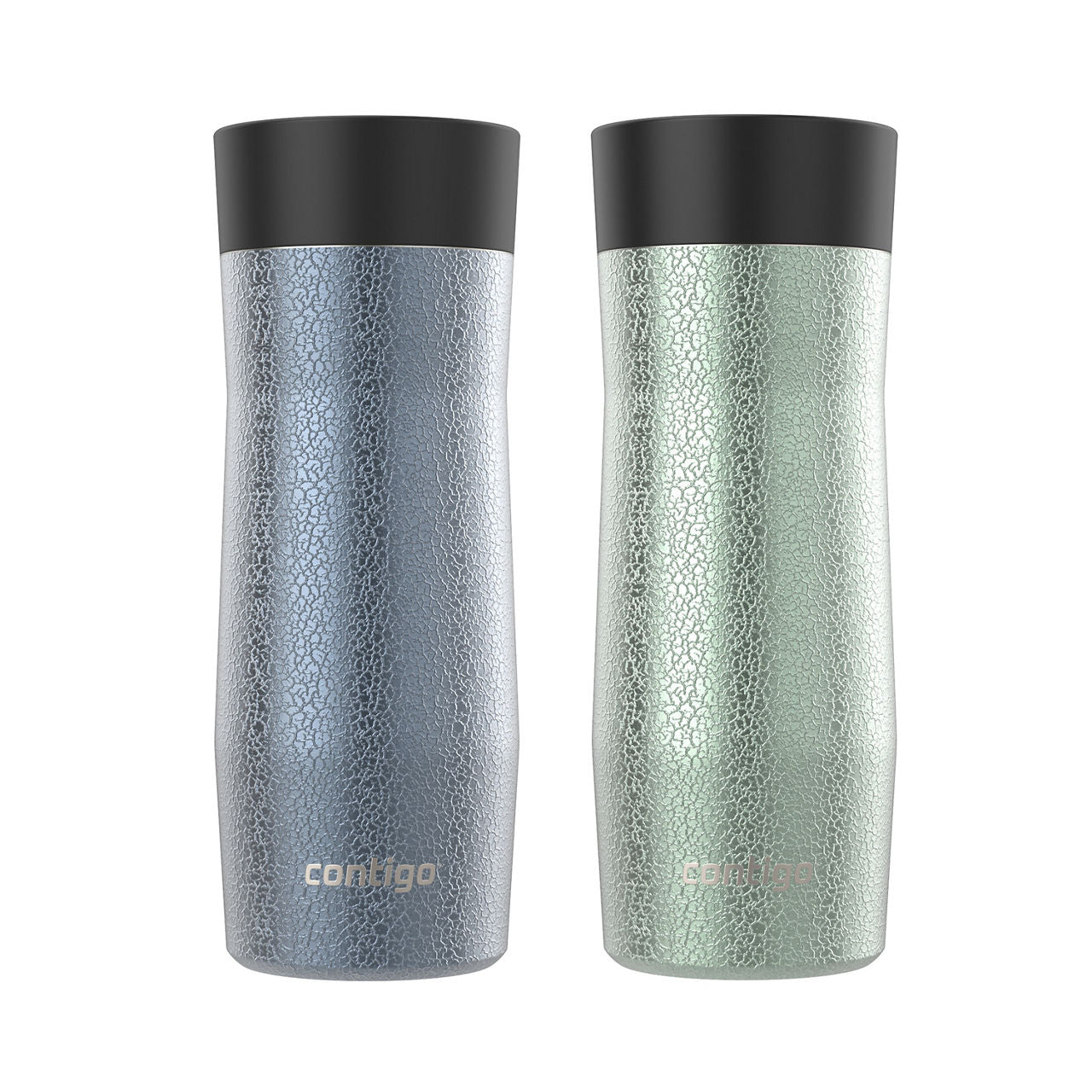 Contigo® West Loop 3.0 Stainless Steel Travel Mug with AUTOSEAL® Lid | 16oz | 2-Pack | Crystal Lakeside & Crystal Agave