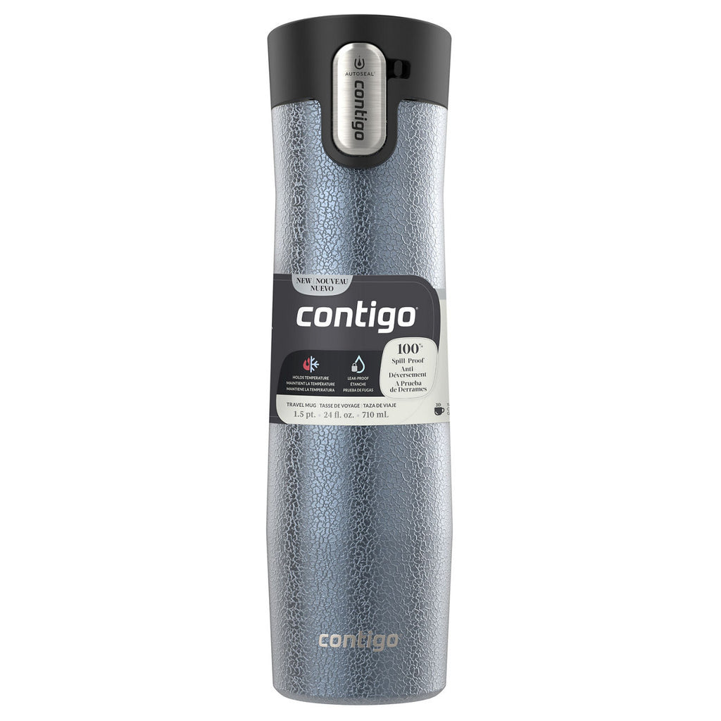 Contigo® West Loop 3.0 Stainless Steel Travel Mug with AUTOSEAL® Lid | 24oz | Crystal Lakeside