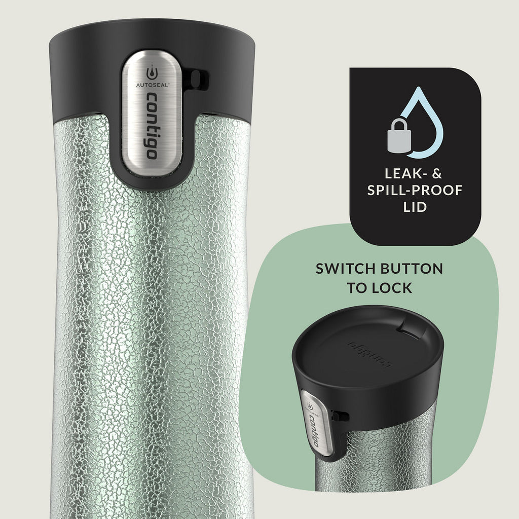 Contigo® West Loop 3.0 Stainless Steel Travel Mug with AUTOSEAL® Lid | 24oz | Crystal Agave
