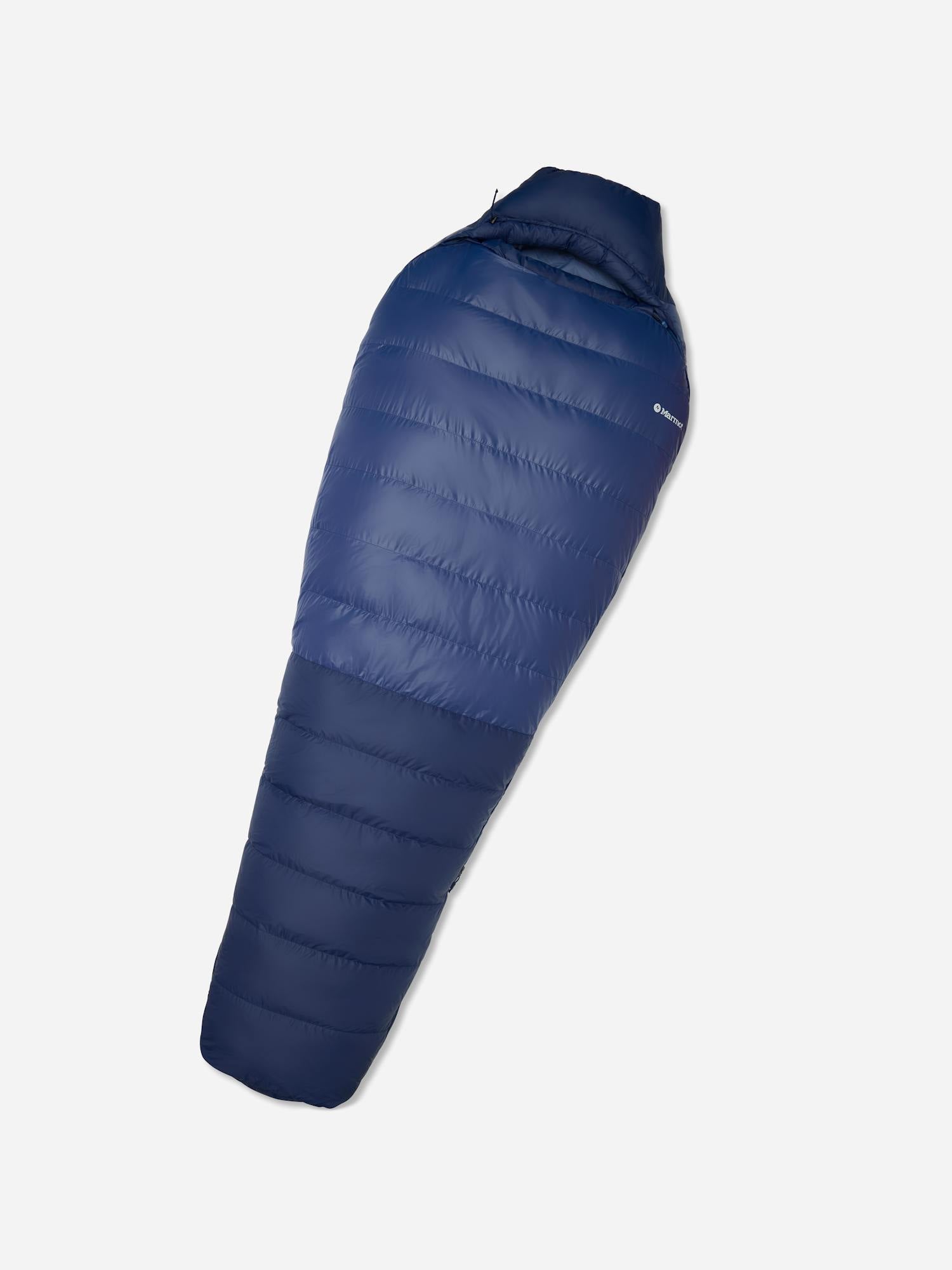 Marmot Mad River Down 15° Long Extra-Wide Sleeping Bag in Arctic Navy/Arctic Mist