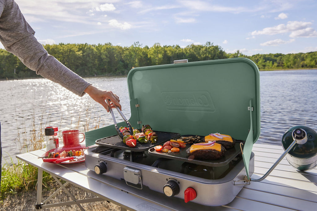 Coleman Cascade™ Stove Grill & Griddle Accessory | Black