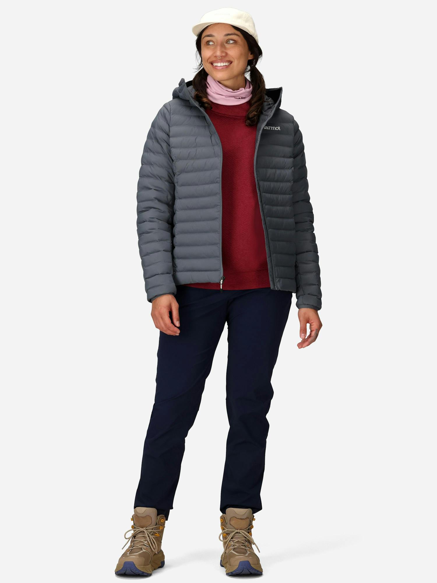 Marmot Women's Echo Featherless Insulated Hoody in Steel Onyx