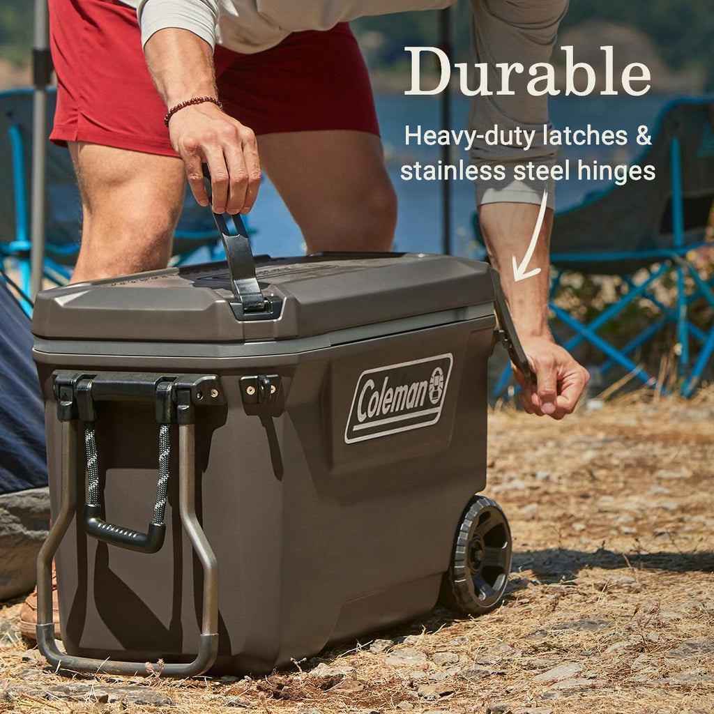 Coleman Convoy™ Series 65-Quart Cooler With Wheels | Walnut