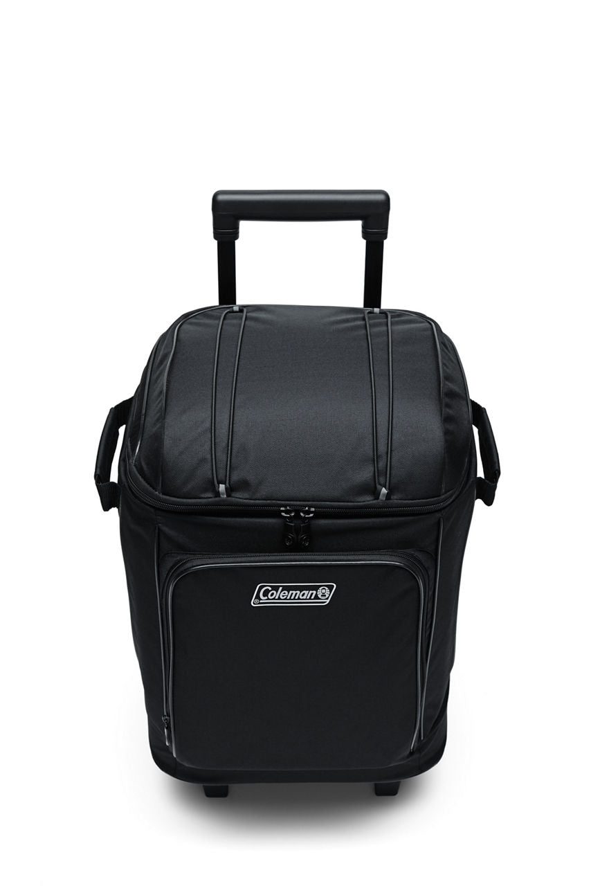 Coleman CHILLER™ 42-Can Soft-Sided Portable Cooler with Wheels | Black