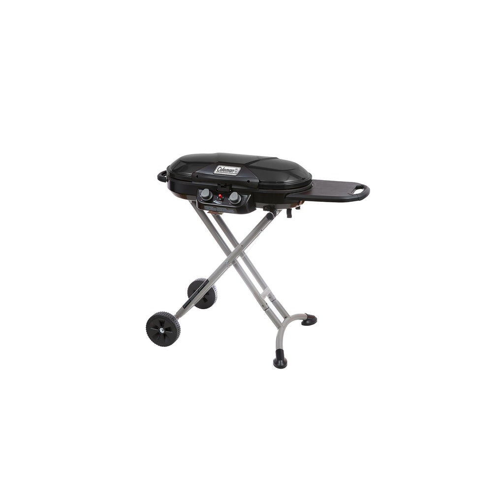 Coleman RoadTrip® X-Cursion 2 Burner Propane Gas Portable Grill | Black | 20,000 BTUs | 2 Independently Adjustable Burners | Easy Cleaning