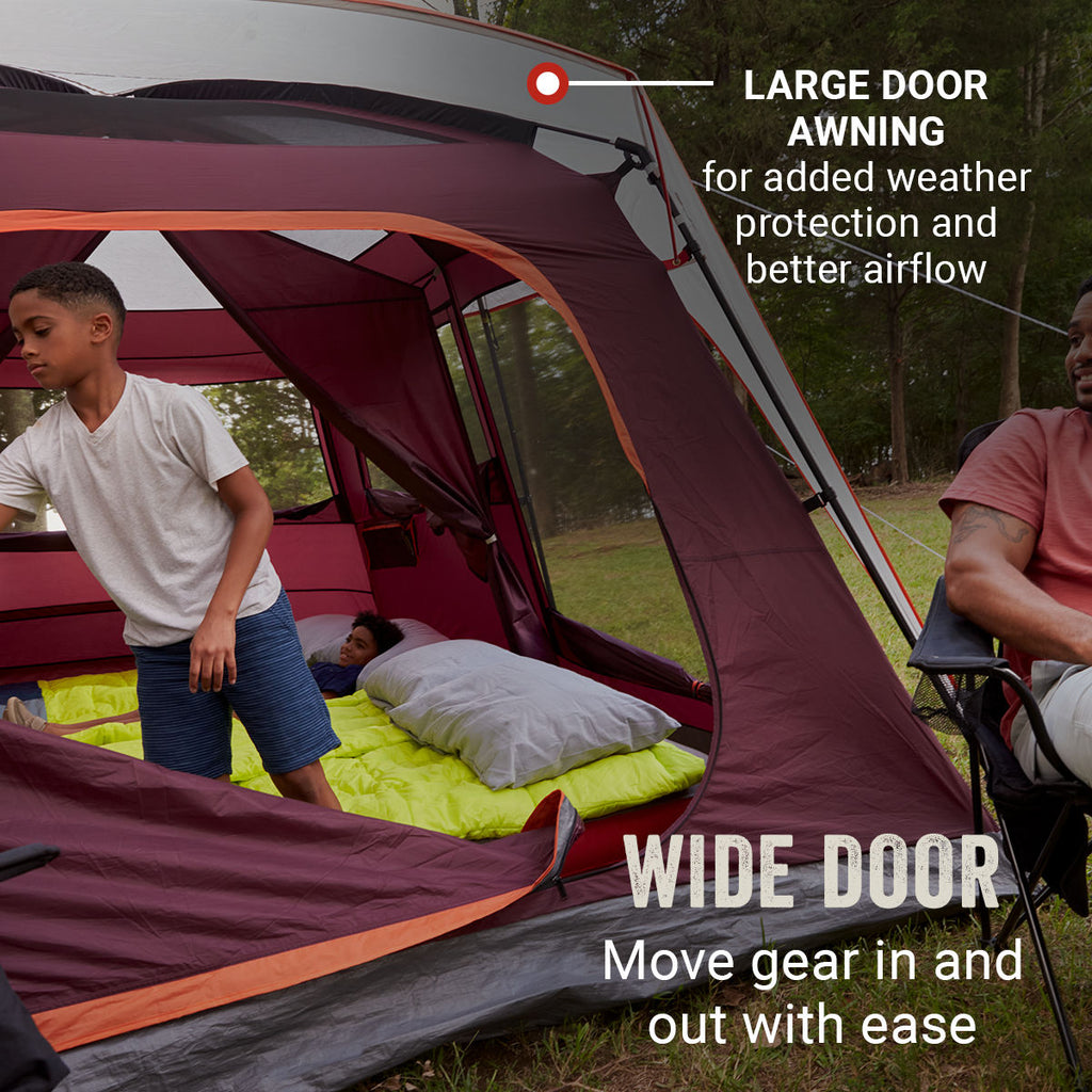 Coleman Skylodge™ 10-Person Camping Tent | Blackberry | 14 x 10 ft