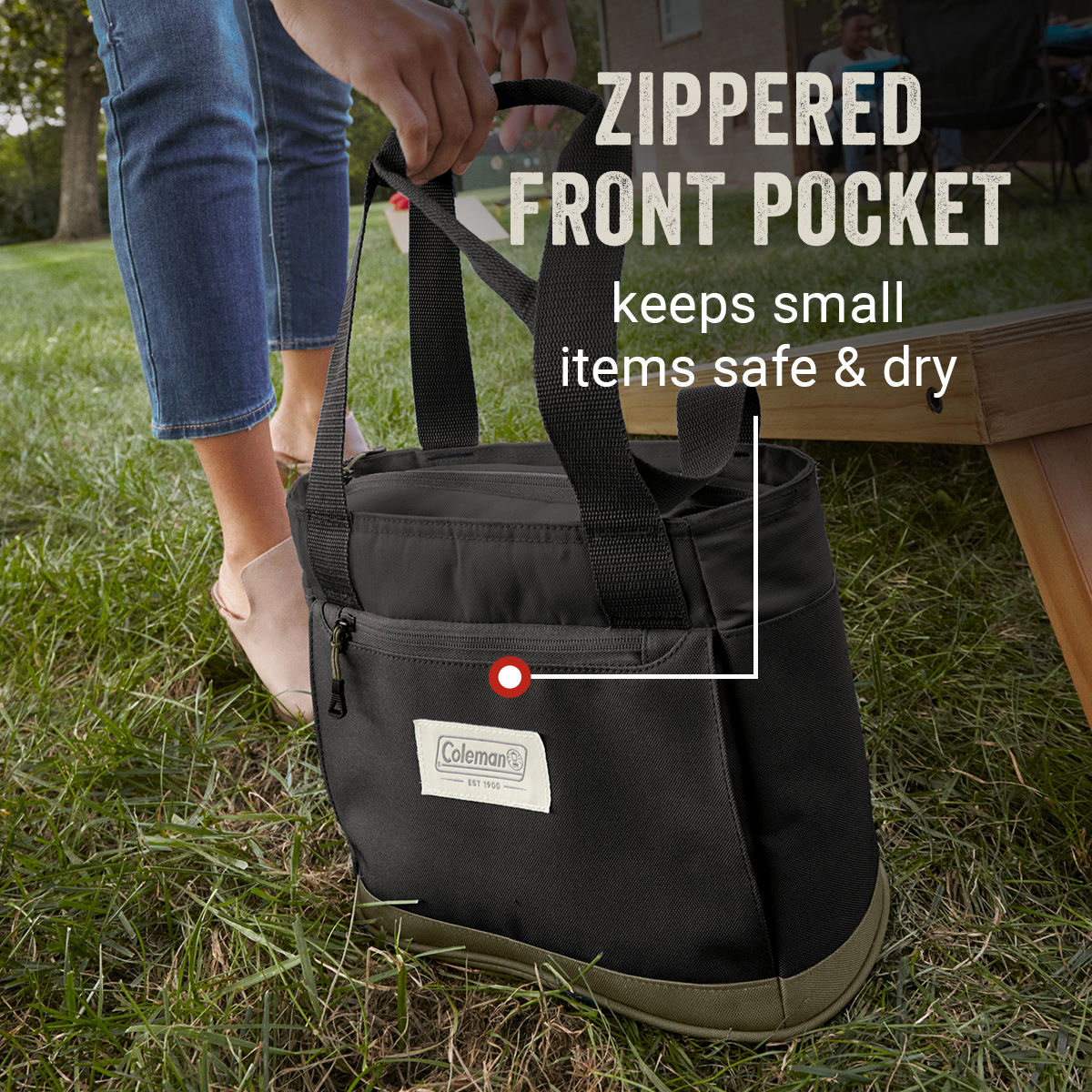 Coleman Outlander™ 12-Can Soft Cooler Tote | Black