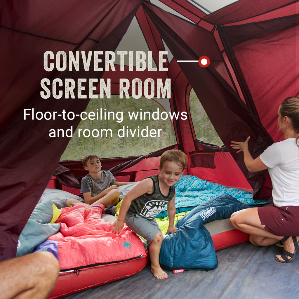Coleman Skylodge™ 8-Person Instant Camping Tent | Blackberry | 12 x 9.5 ft