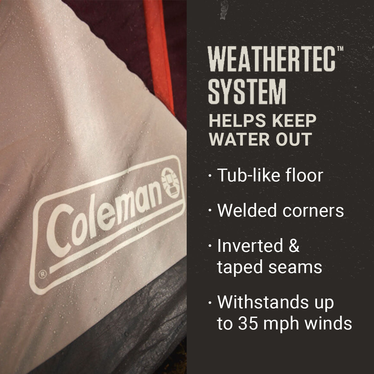 Coleman Skylodge™ 4-Person Instant Camping Tent | Blackberry | 7.5 x 7.5 ft