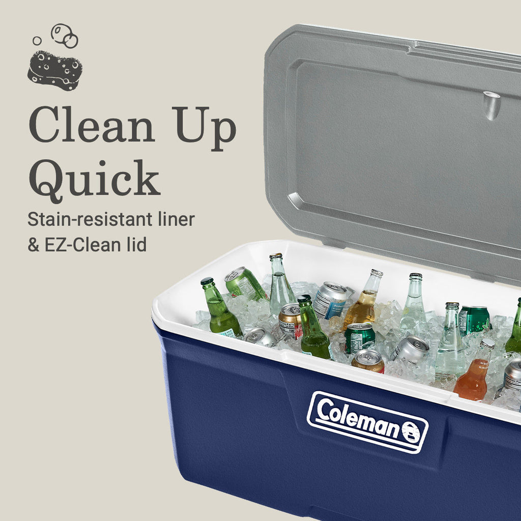 Coleman Classic Series 150-Quart Hard Cooler | Twilight | Cup Holder