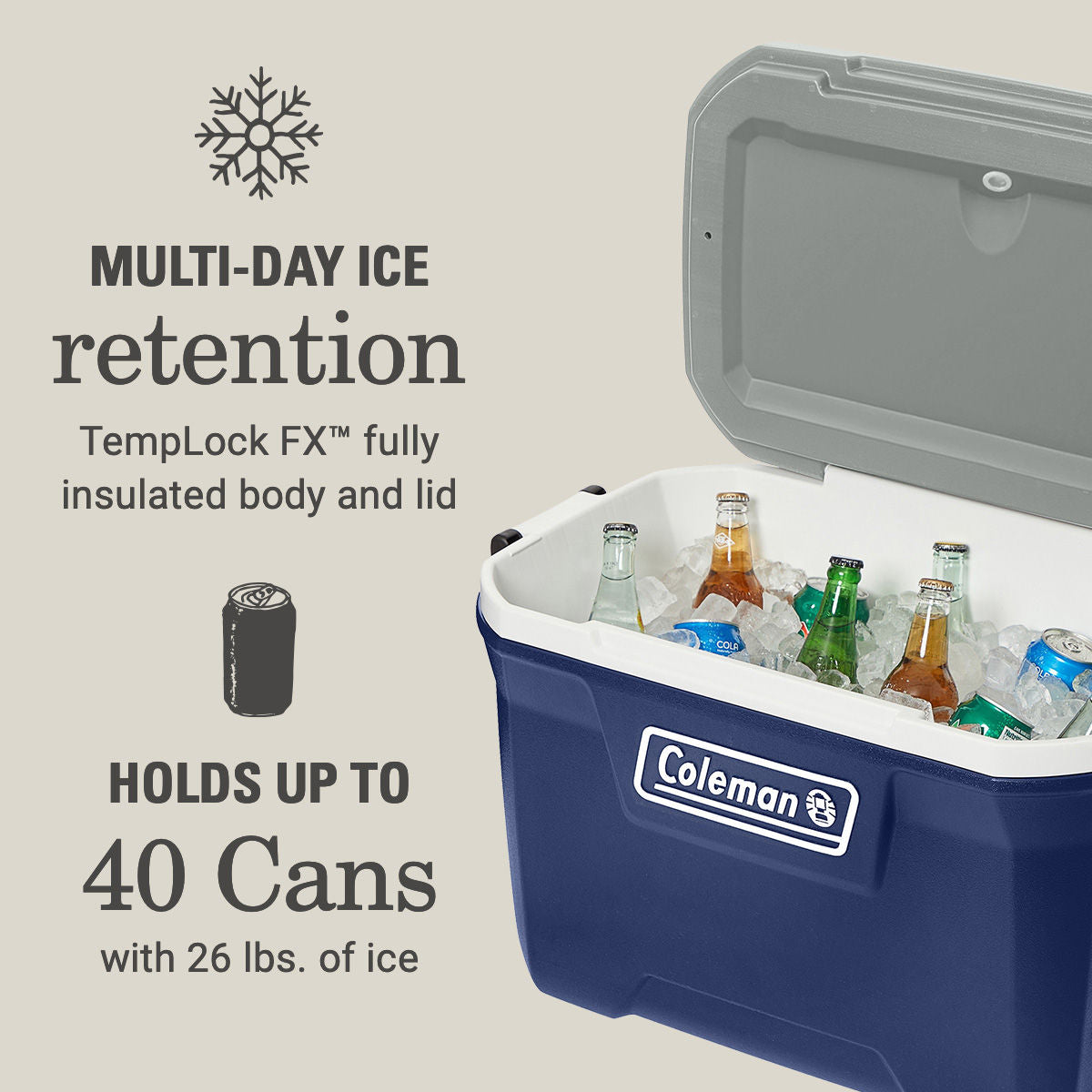 Coleman Classic Series 52-Quart Hard Cooler | Twilight