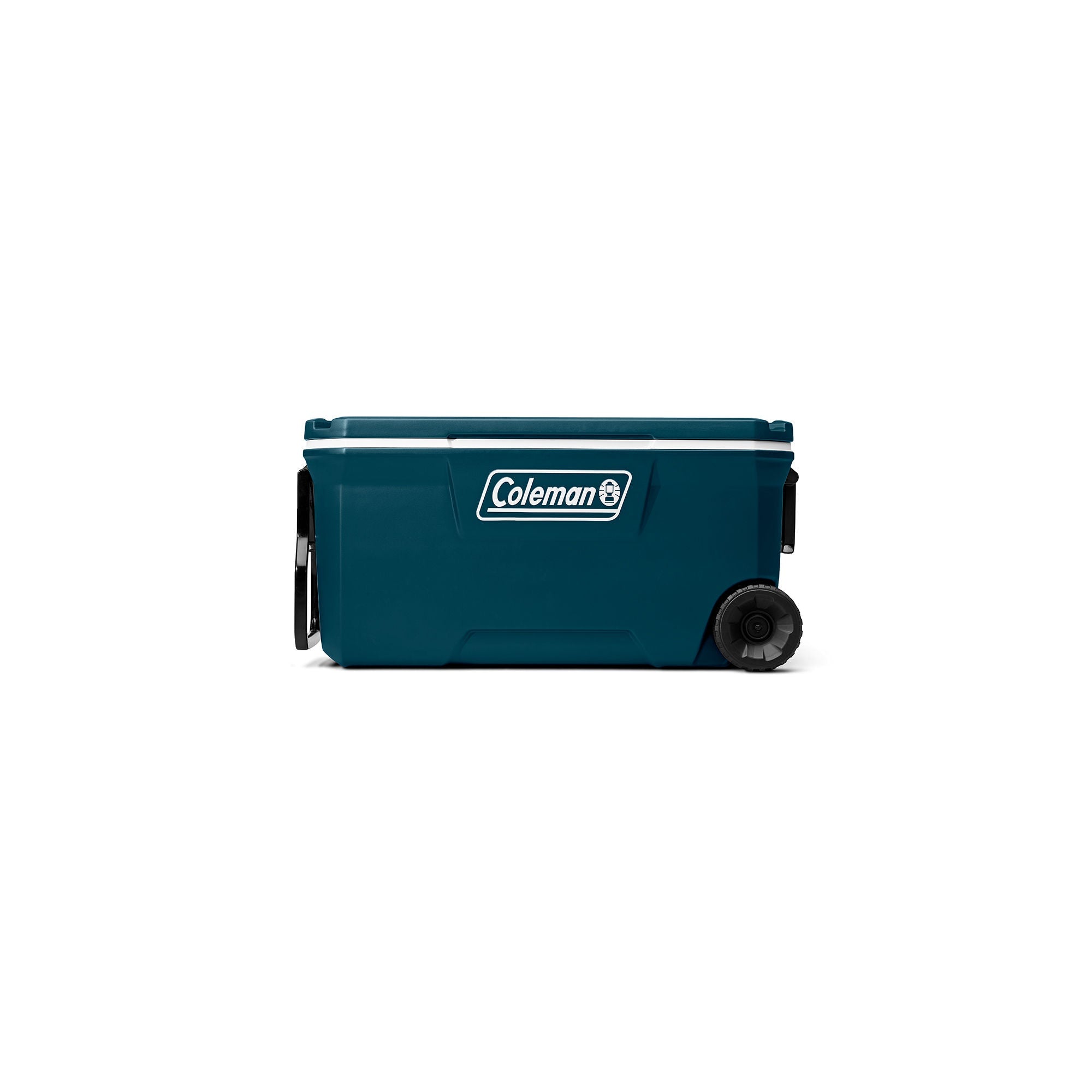 Coleman 316 Series™ 100-Quart Wheeled Cooler | Space | Cup Holder