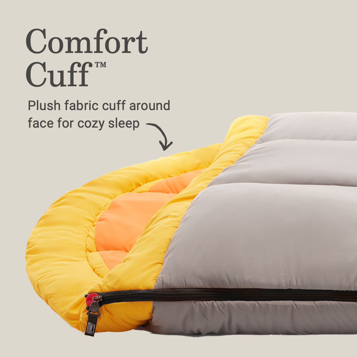 Coleman Arch Bay™ 15°F Big & Tall Sleeping Bag | Rock