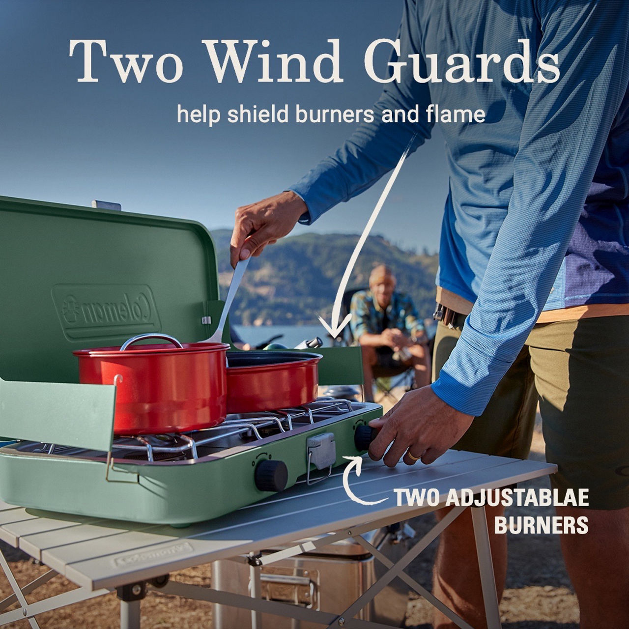 Coleman Cascade™ 222 2-Burner Camping Stove | Green