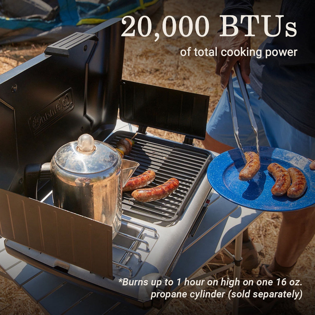 Coleman Classic 2-in-1 Camping Grill/Stove | Black