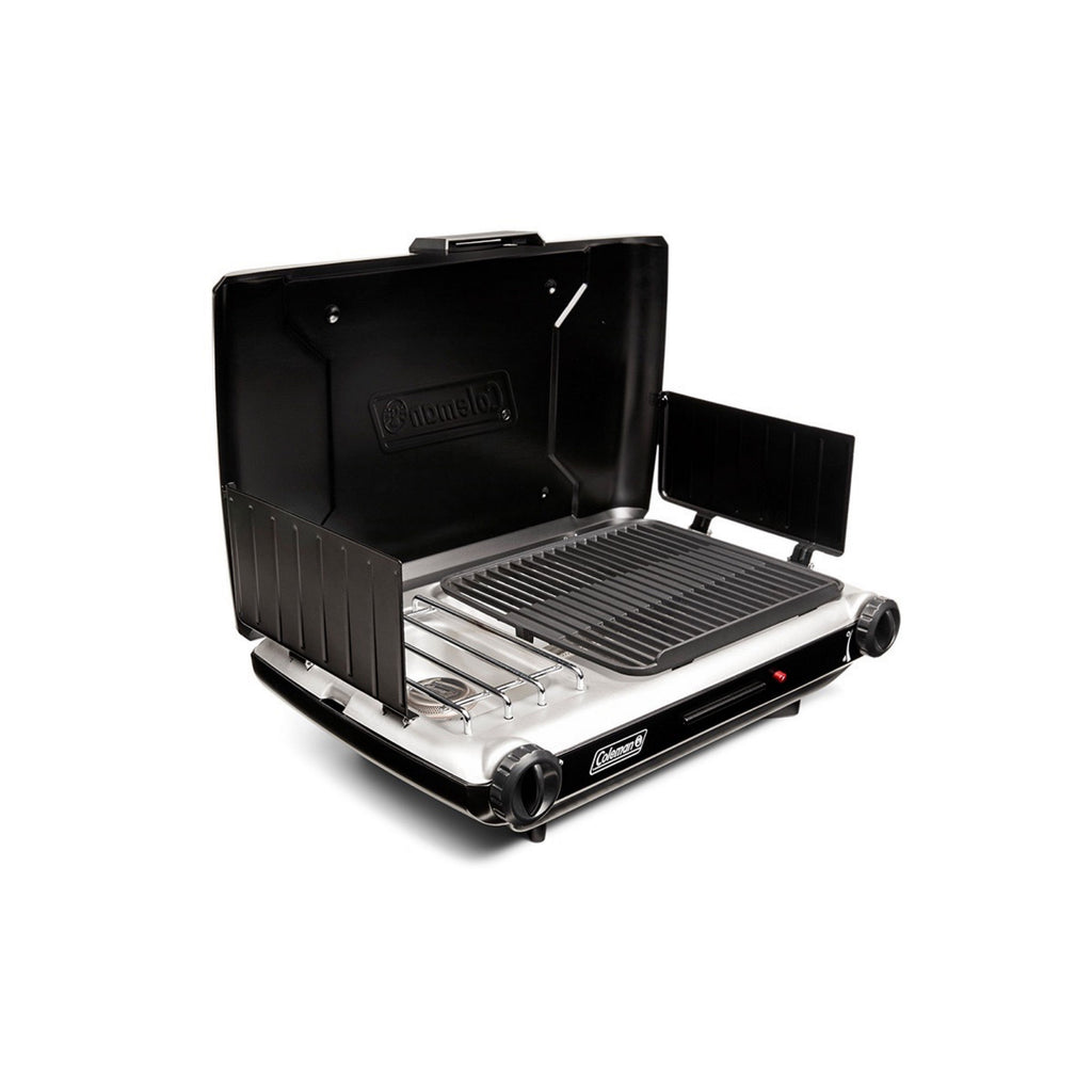Coleman Classic 2-in-1 Camping Grill/Stove | Black