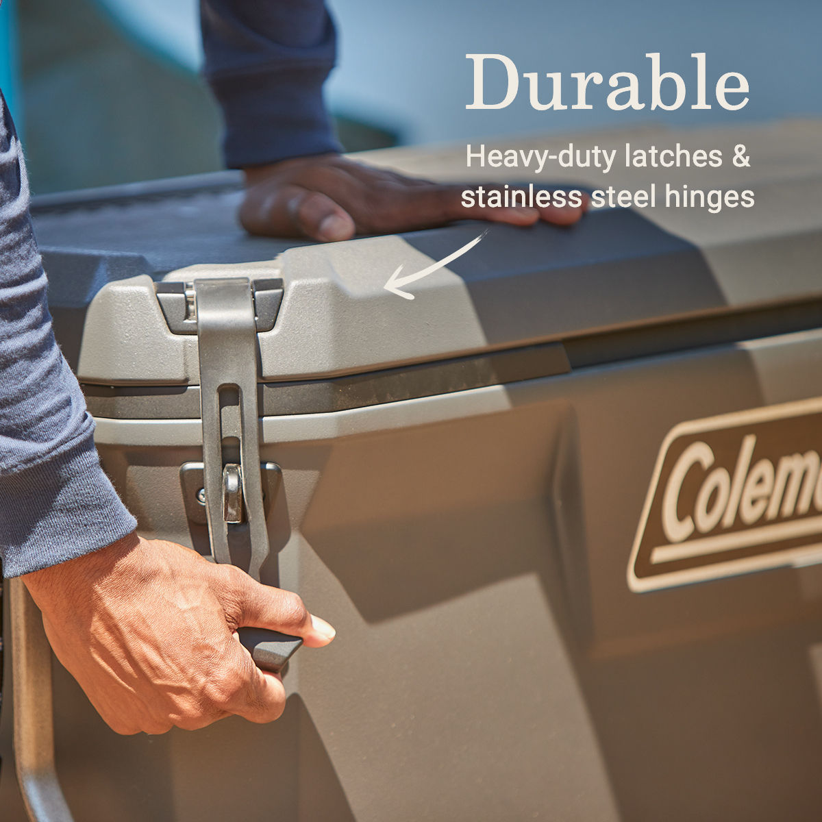 Coleman Convoy™ Series 100-Quart Cooler With Wheels | Dark Storm