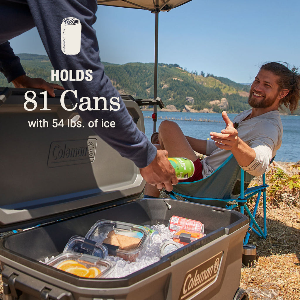 Coleman Convoy™ Series 100-Quart Cooler With Wheels | Dark Storm