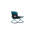 Coleman Cross Rocker Outdoor Rocking Chair | 26 x 31.5"L x 27"W; folded is 30.75 x 6.25"L x 27"W,"eComFeature8"BenefitLong":"WEIGHT: 10.8 lbs | Ocean