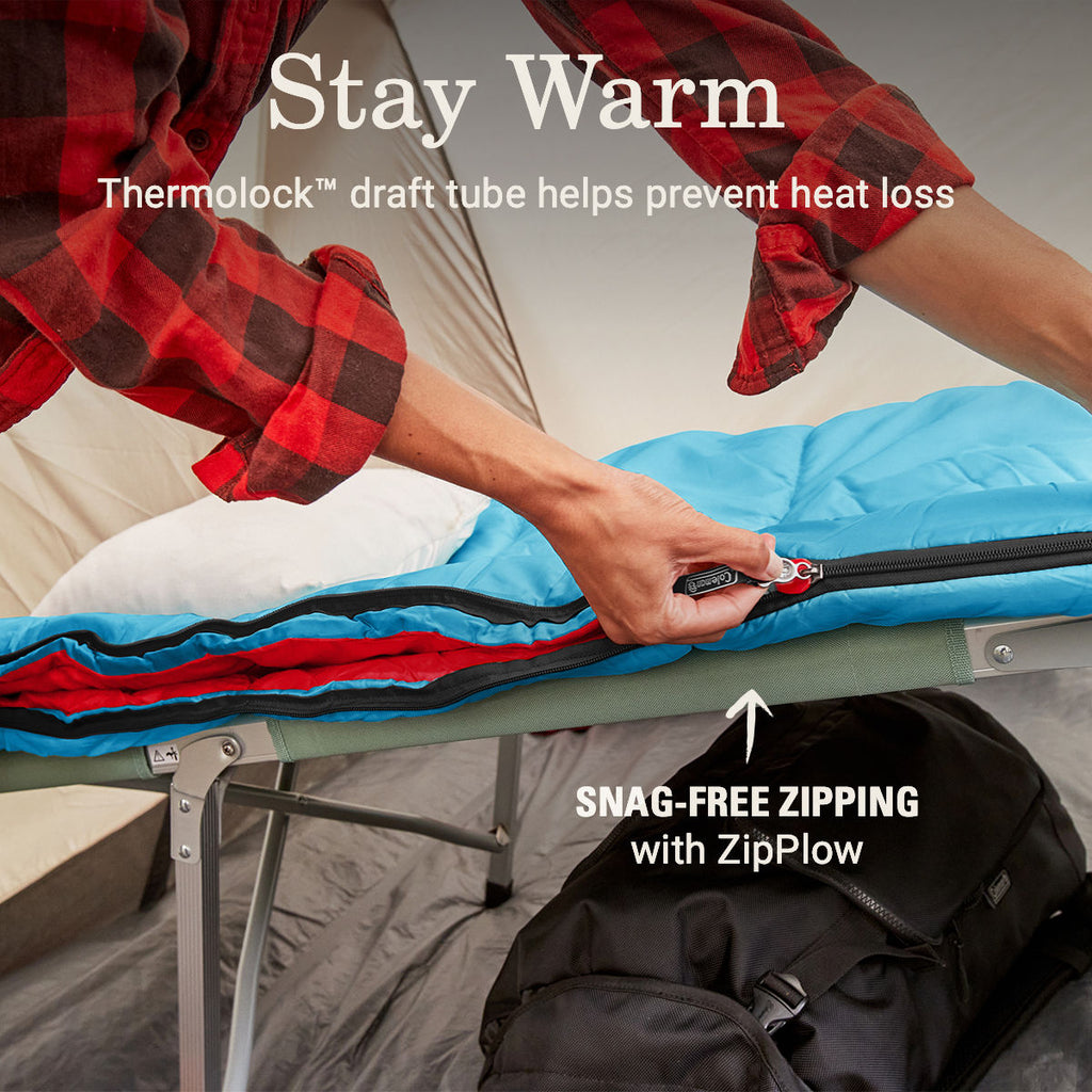 Coleman Flatlands™ 40°F Sleeping Bag | Blue