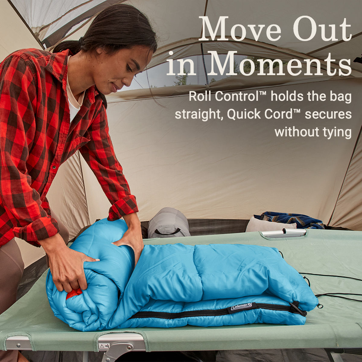Coleman Flatlands™ 40°F Sleeping Bag | Blue