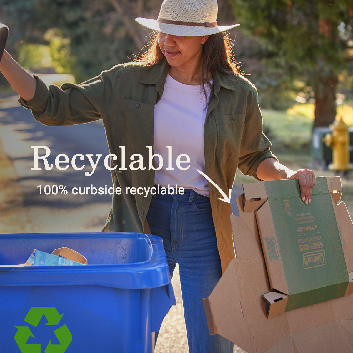 Coleman GeoFreeze™ Recyclable Cooler | Moss