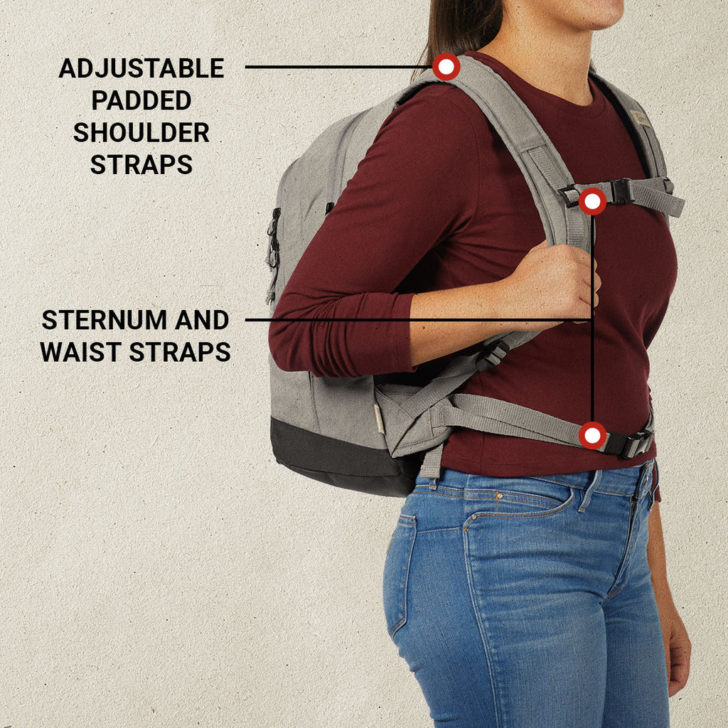 Coleman Backroads™ 30-Can Soft Cooler Backpack | Frosted Grey