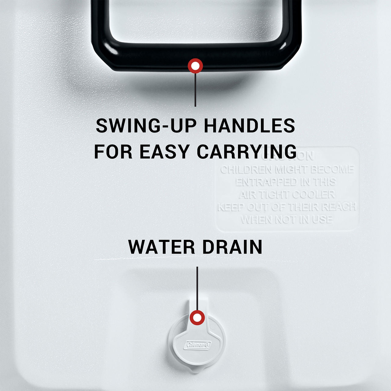 Coleman Classic Series 150-Quart Marine Hard Cooler | White