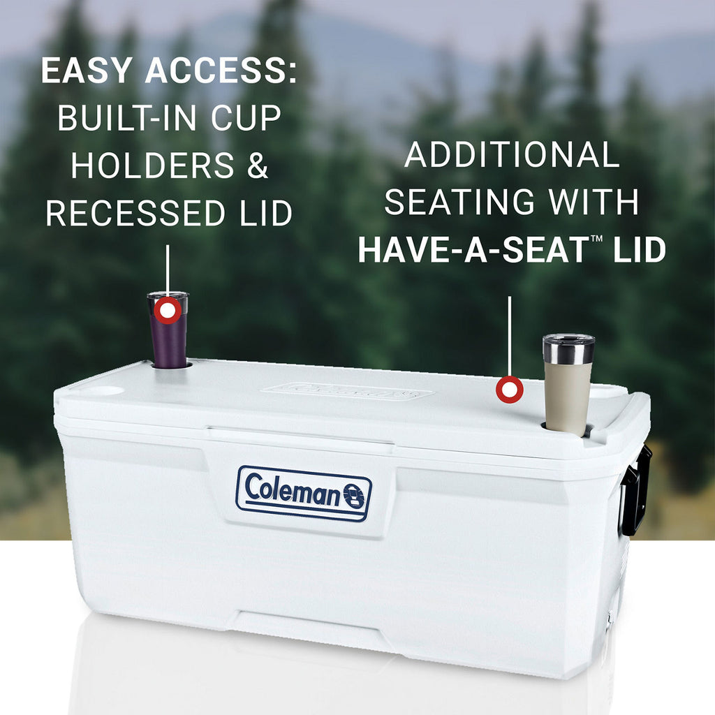 Coleman Classic Series 150-Quart Marine Hard Cooler | White