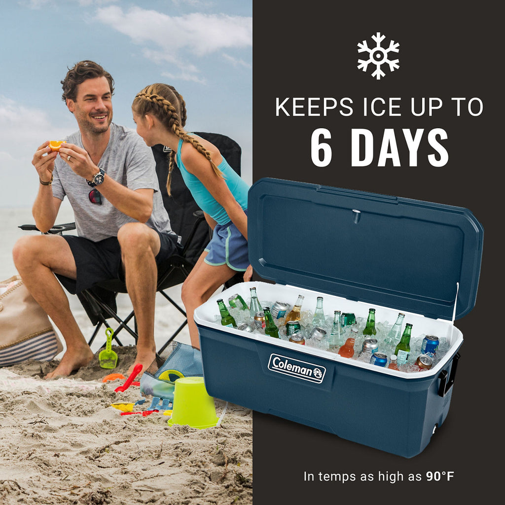 Coleman 316 Series™150-Quart Hard Cooler | Space | Cup Holder