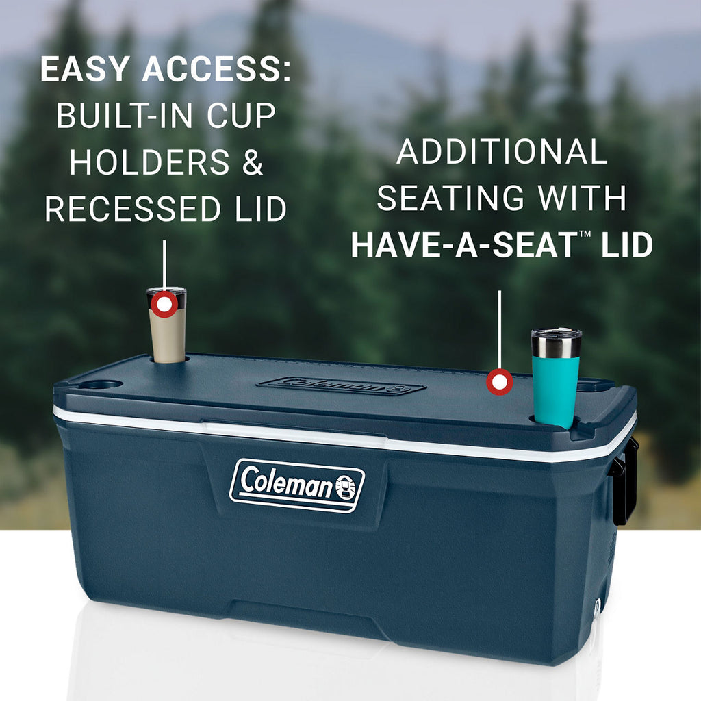 Coleman 316 Series™150-Quart Hard Cooler | Space | Cup Holder