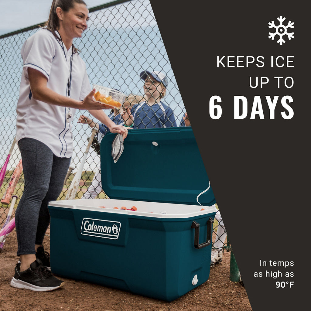 Coleman 316 Series™120-Quart Hard Cooler | Space | Cup Holder