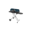 Coleman RoadTrip® 285 Portable Stand-Up Propane Grill | Blue | 20,000 BTUs | 3 Independently Adjustable Burners | Push-Button Ignition