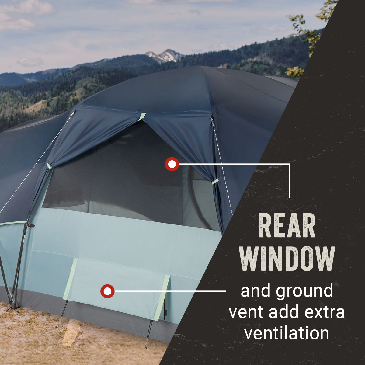 Coleman Skydome™ 8-Person Camping Tent XL | Blue Nights | 16 x 7 ft