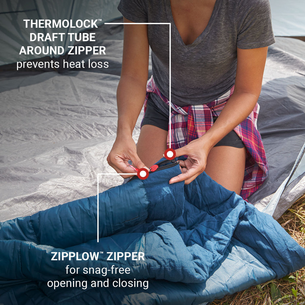 Coleman Kompact™ 20°F Rectangle Sleeping Bag | 75"l X 33"w | Space