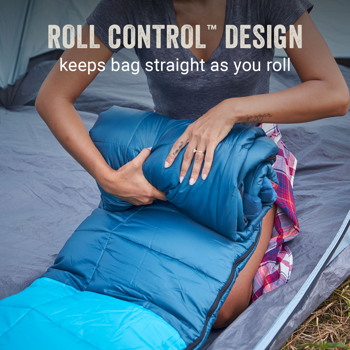 Coleman Kompact™ 20°F Rectangle Sleeping Bag | 75"l X 33"w | Space