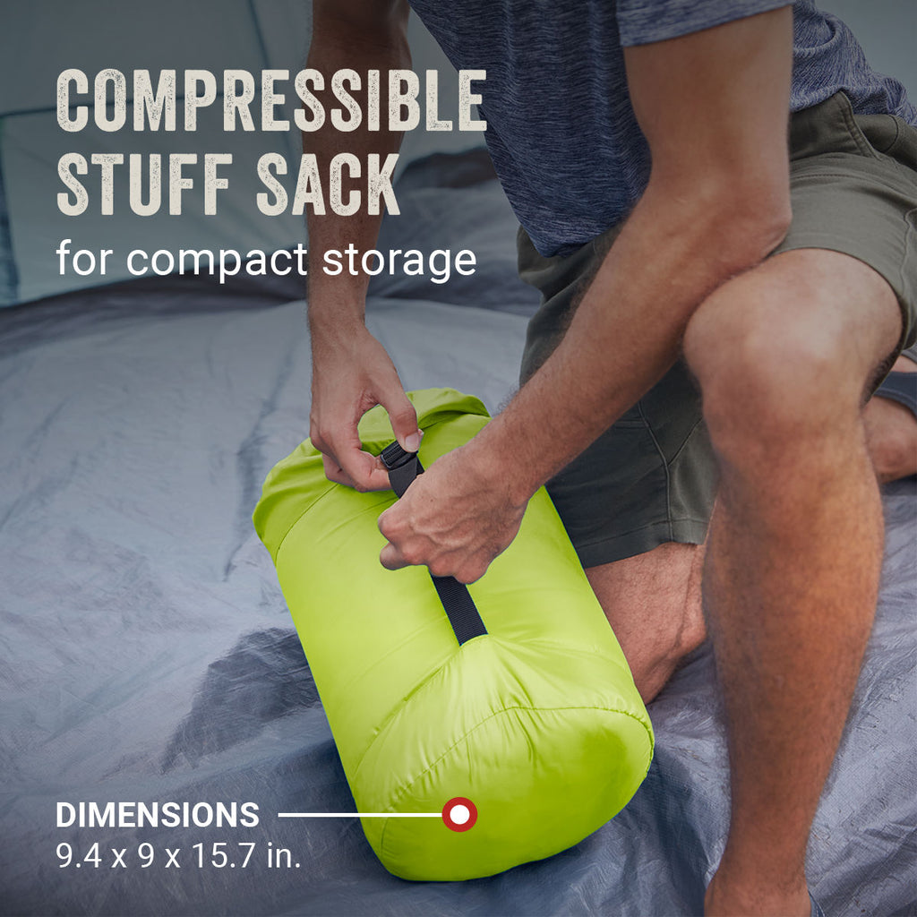 Coleman Kompact™ 30°F Rectangle Sleeping Bag | 75"l X 33"w | Spider