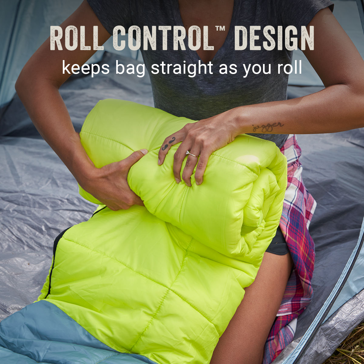 Coleman Kompact™ 30°F Rectangle Sleeping Bag | 75"l X 33"w | Spider