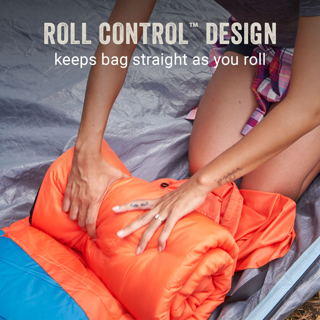 Coleman Kompact™ 40°F Rectangle Sleeping Bag | 75"l X 33"w | Tigerlily