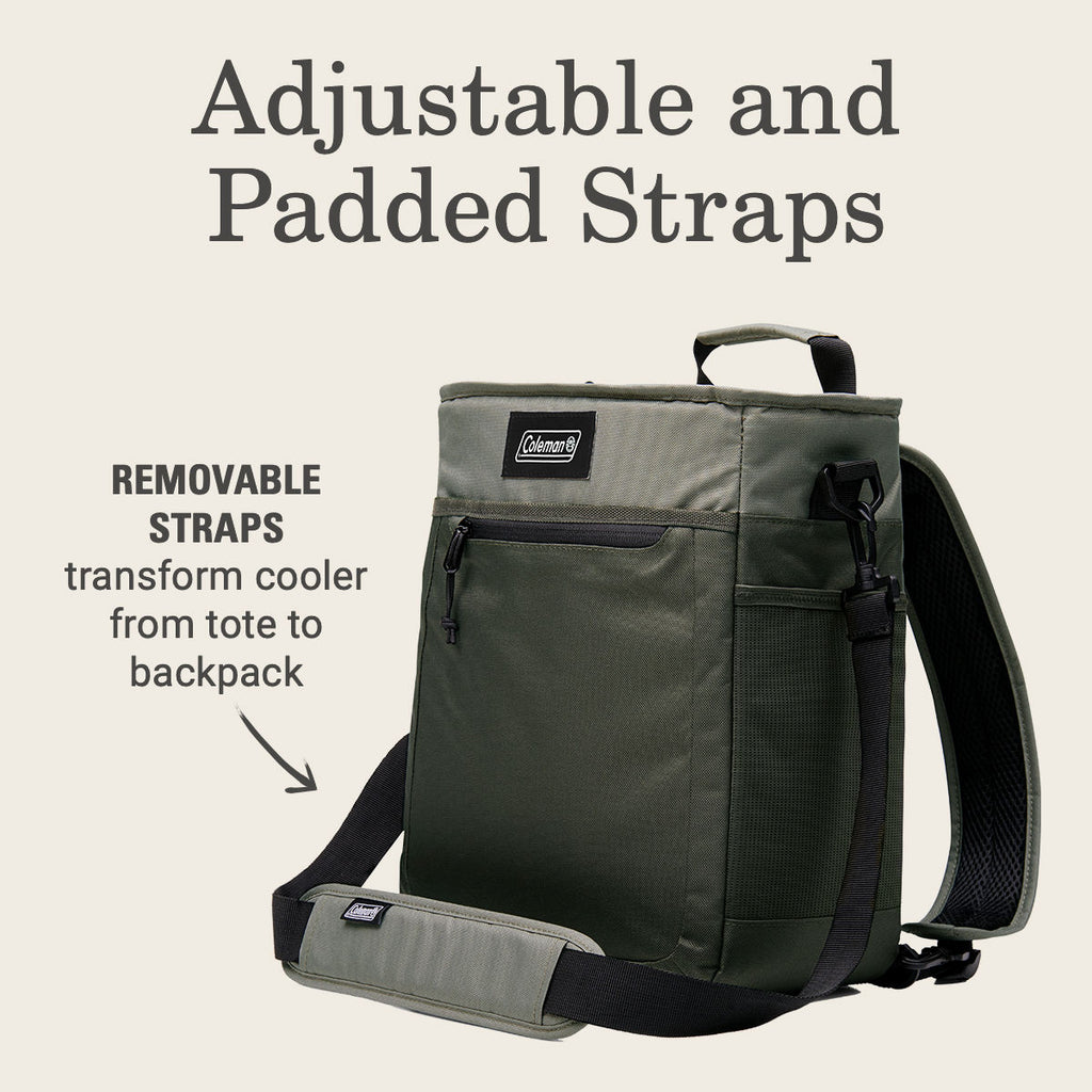 Coleman TranslatR™ 16-Can Convertible Soft-Sided Cooler Totepack | Ash