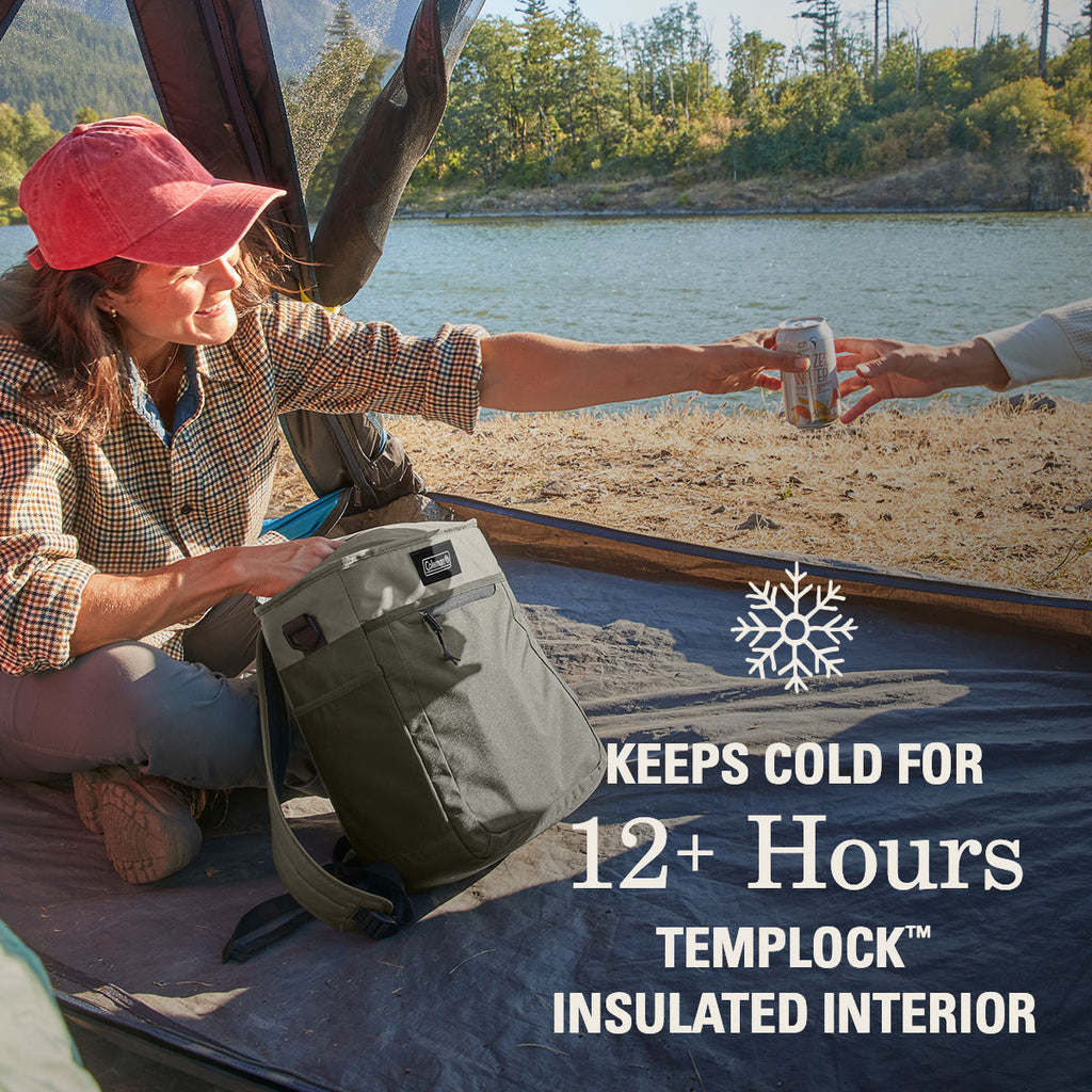 Coleman TranslatR™ 16-Can Convertible Soft-Sided Cooler Totepack | Ash