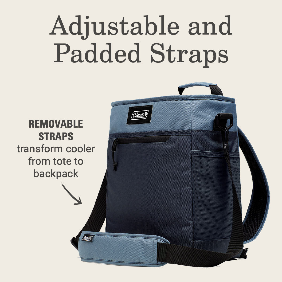 Coleman TranslatR™ 16-Can Convertible Soft-Sided Cooler Totepack | Blue