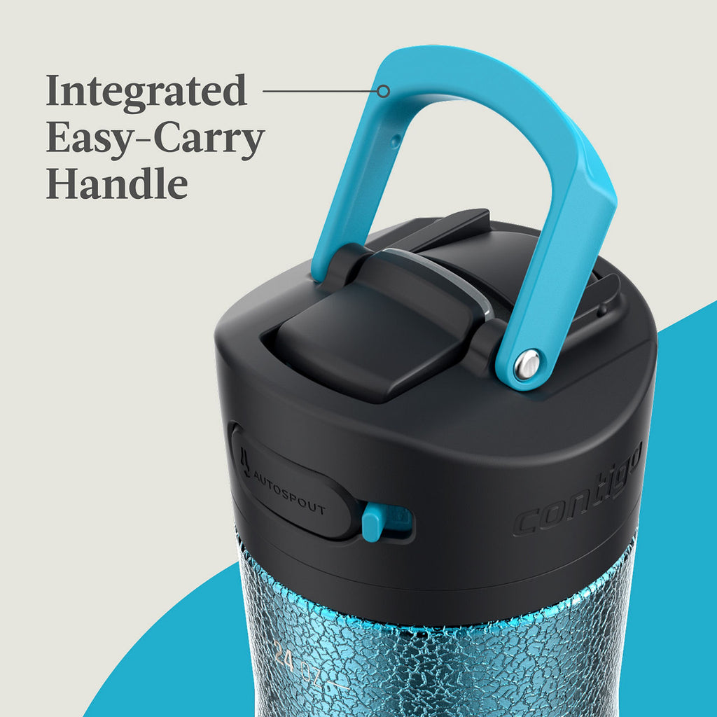 Contigo® Ashland Chill 2.0 Stainless Steel Water Bottle with AUTOSPOUT® Lid | 24oz | Marlin Ombre | Cup Holder