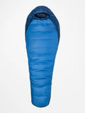 Marmot Trestles 15° Sleeping Bag - Long in Cobalt Blue/Blue Night | Down