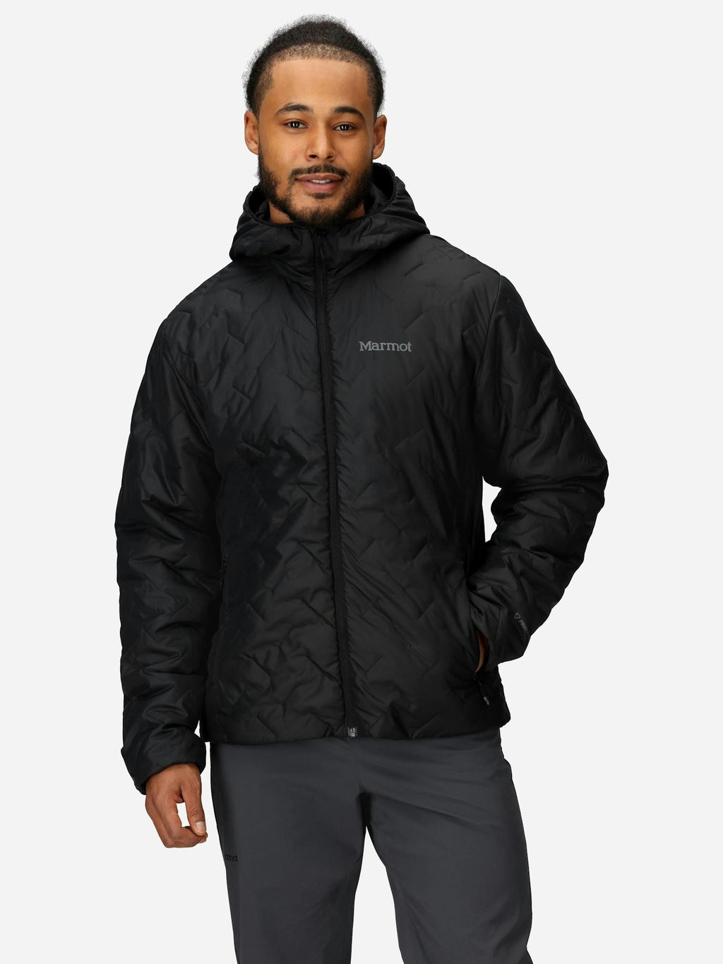 Marmot Men’s MonoQuilt PrimaLoft® Insulated Hoody in Black