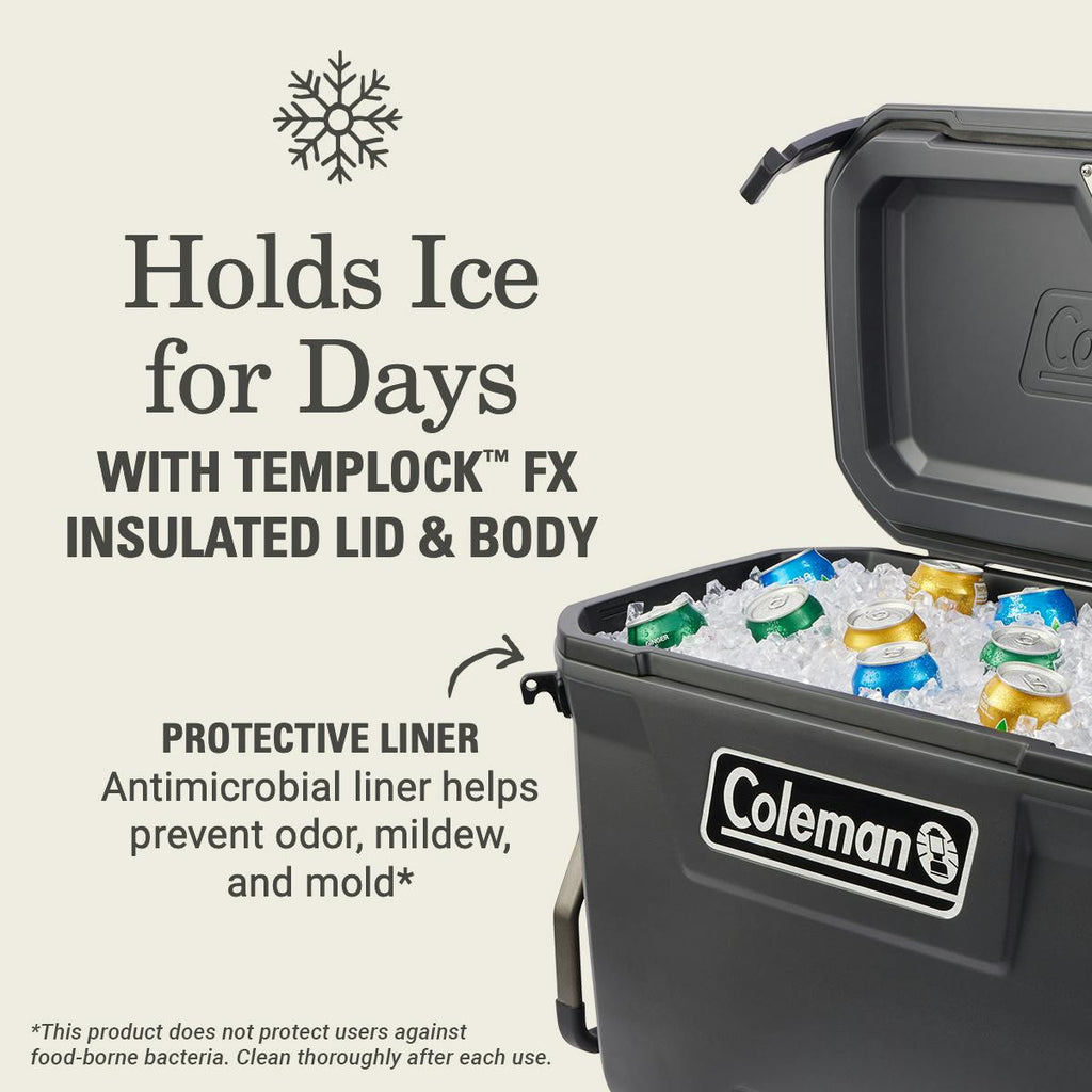 Coleman Convoy™ Series 65-Quart Cooler With Wheels | Dark Storm