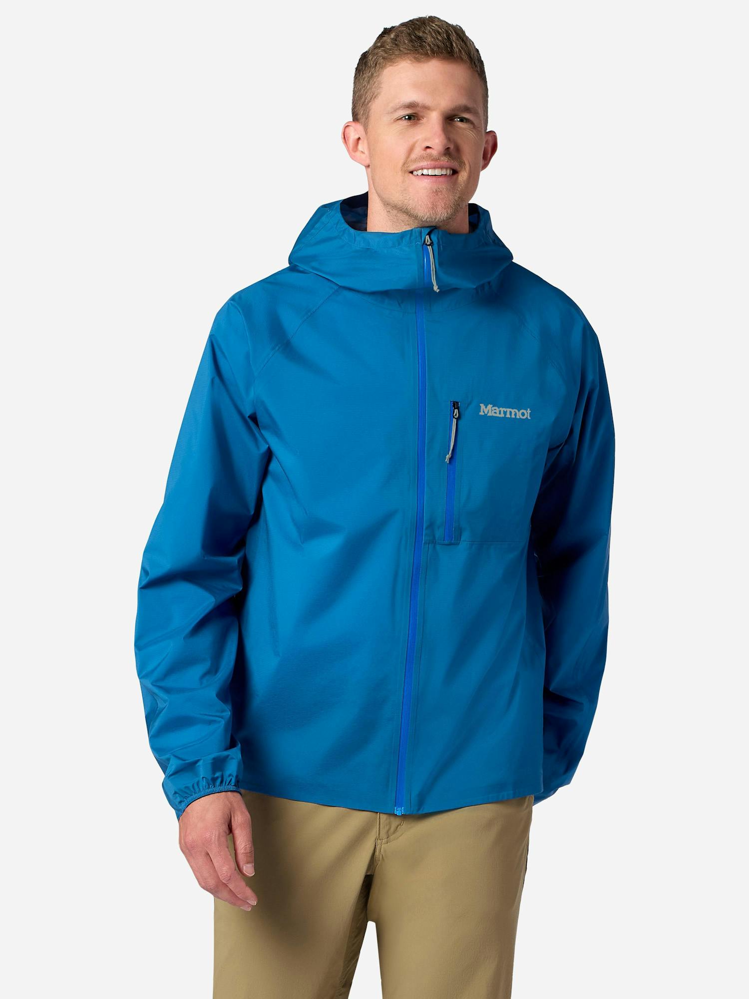 Marmot Men's Superalloy Bio Rain Jacket in Nautical Blue