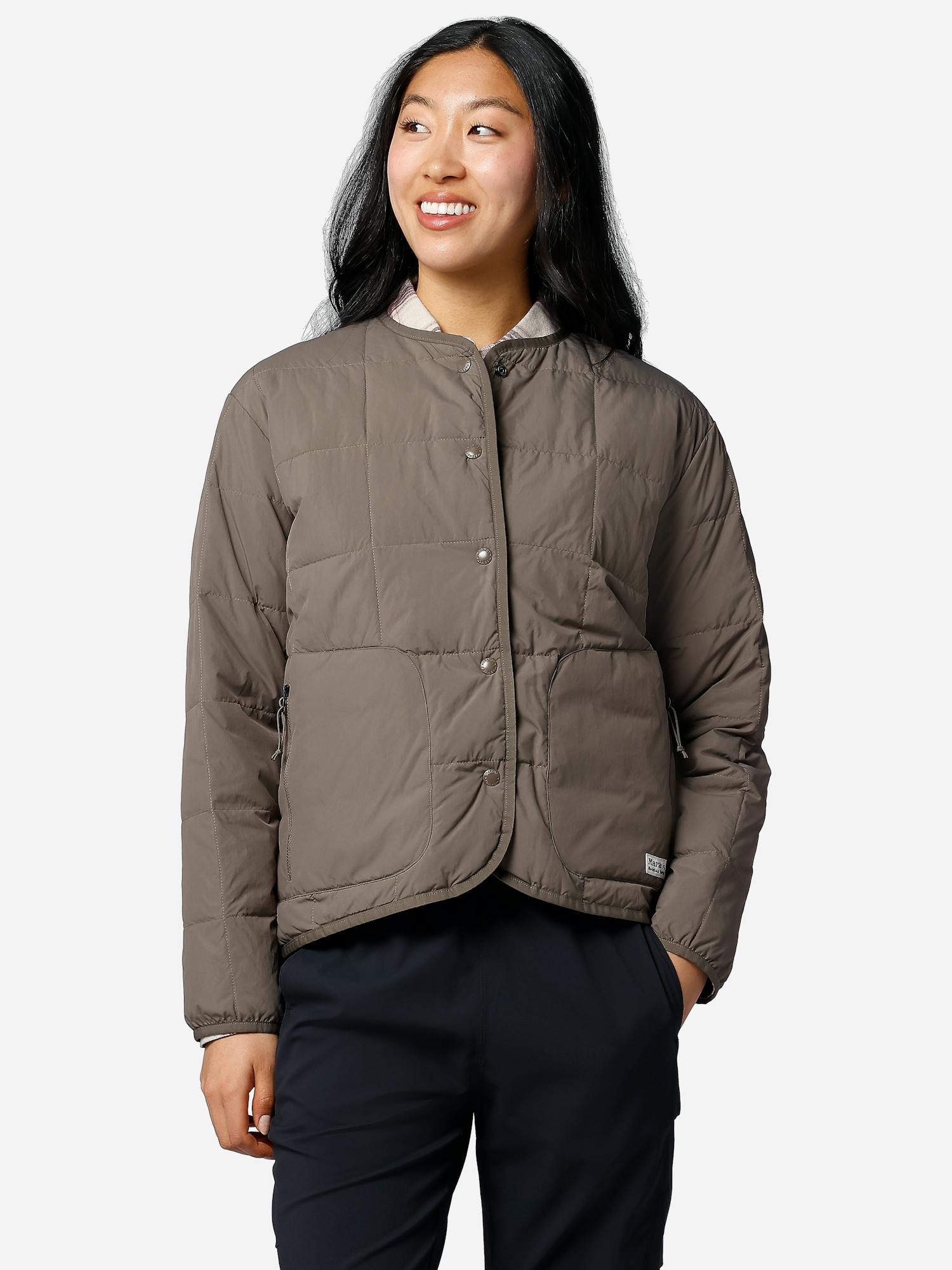 Marmot Women's Ares Collarless Jacket in Claystone